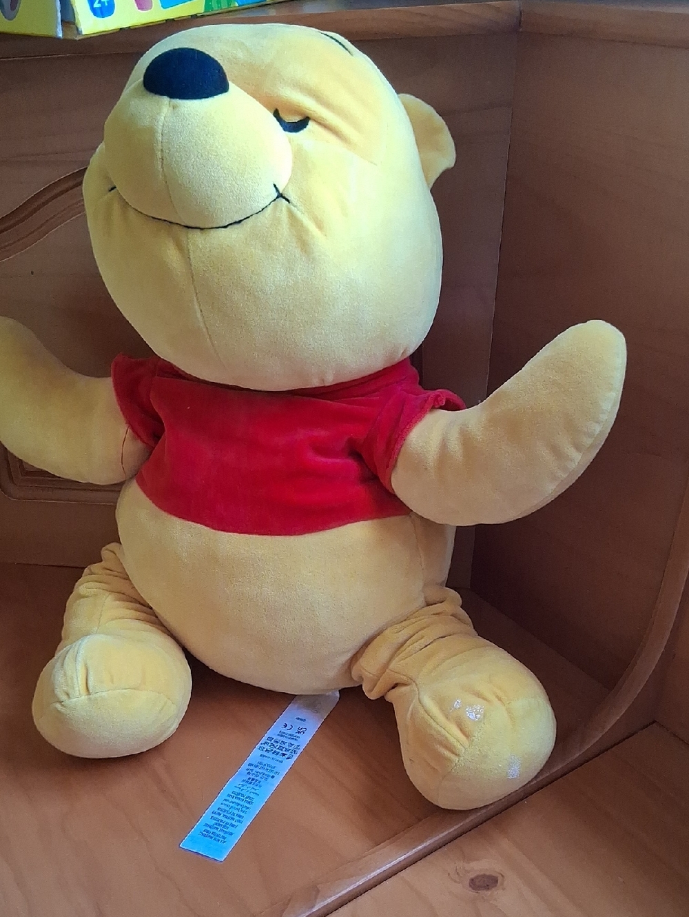 Disney Winnie the Pooh Plush - Yellow and Red